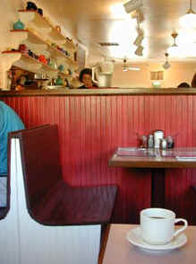 Booth atThe Diner