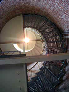 Cast Iron Stair in Cape Blacno Lighthouse